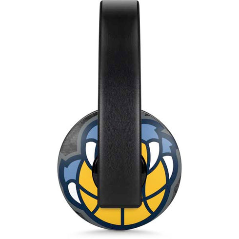 NBA Memphis Grizzlies Dark Rust PlayStation 4 Gold Wireless Headset Skin