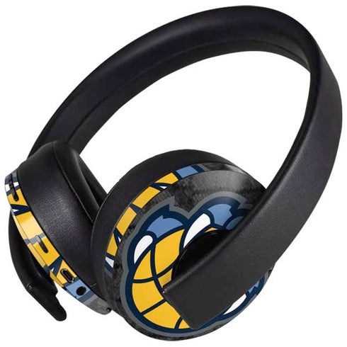 NBA Memphis Grizzlies Dark Rust PlayStation 4 Gold Wireless Headset Skin
