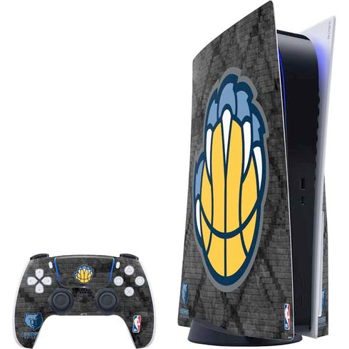 NBA Memphis Grizzlies Dark Rust PlayStation PS5 Skins