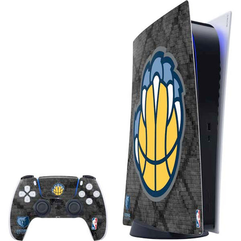NBA Memphis Grizzlies Dark Rust PlayStation PS5 Skins