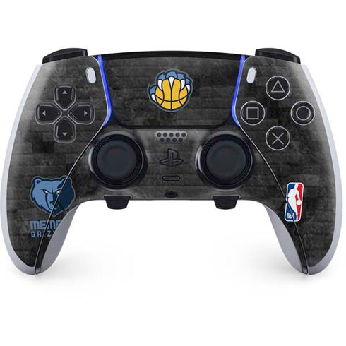 NBA Memphis Grizzlies Dark Rust PS5 DualSense Edge Pro Controller Skin