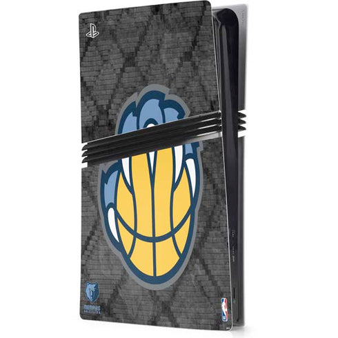 NBA Memphis Grizzlies Dark Rust PS5 Pro Console Skin