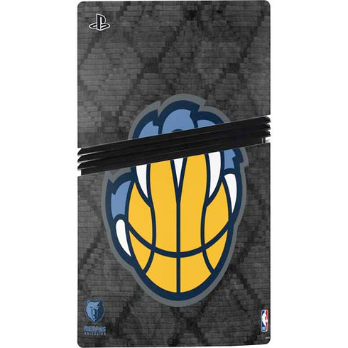 NBA Memphis Grizzlies Dark Rust PS5 Pro Disk Bundle Skin
