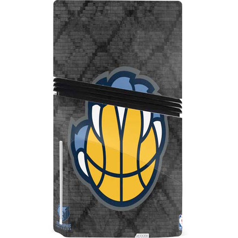 NBA Memphis Grizzlies Dark Rust PS5 Pro Disk Bundle Skin