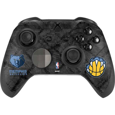 NBA Memphis Grizzlies Dark Rust Xbox Elite Wireless Controller Series 2 Skin