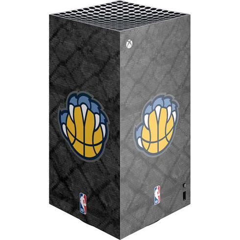 NBA Memphis Grizzlies Dark Rust XBox Series X Digital Edition Console Skin