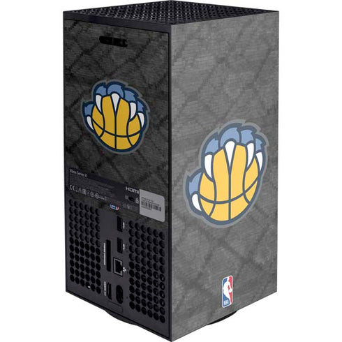 NBA Memphis Grizzlies Dark Rust XBox Series X Digital Edition Console Skin