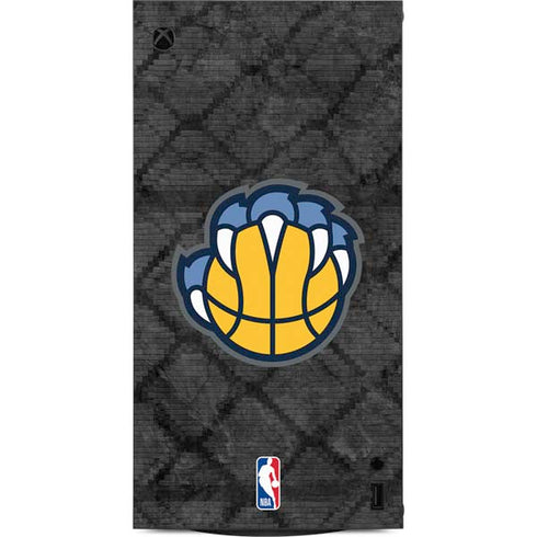 NBA Memphis Grizzlies Dark Rust XBox Series X Digital Edition Console Skin
