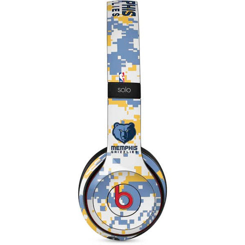 NBA Memphis Grizzlies Digi Camo Beats Solo 3 Wireless Skin