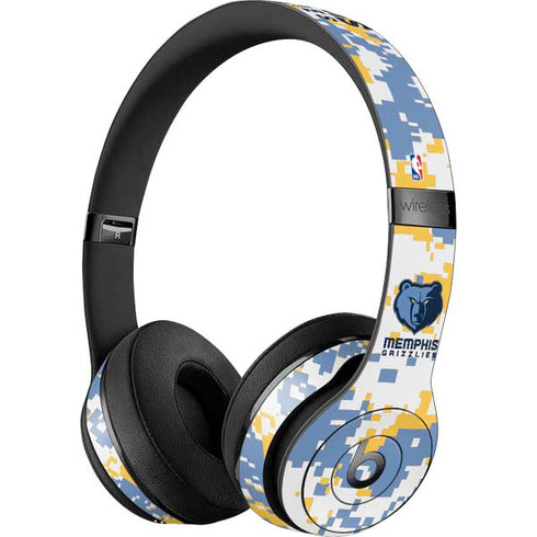 NBA Memphis Grizzlies Digi Camo Beats Solo 3 Wireless Skin