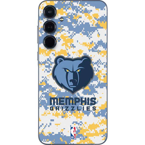 NBA Memphis Grizzlies Digi Camo Galaxy A35 5G Skin