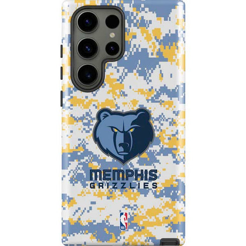 NBA Memphis Grizzlies Digi Camo Galaxy S23 Ultra Pro Case