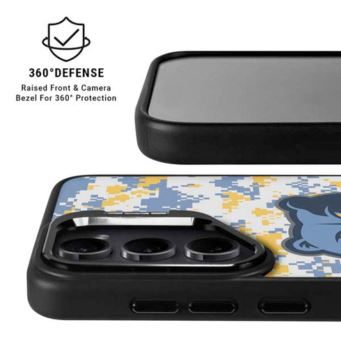 NBA Memphis Grizzlies Digi Camo Galaxy S25 Kickstand Case