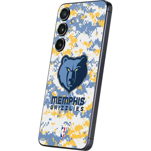 NBA Memphis Grizzlies Digi Camo Galaxy S24 Plus Skin