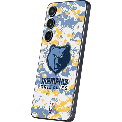 NBA Memphis Grizzlies Digi Camo Galaxy S25 Skin