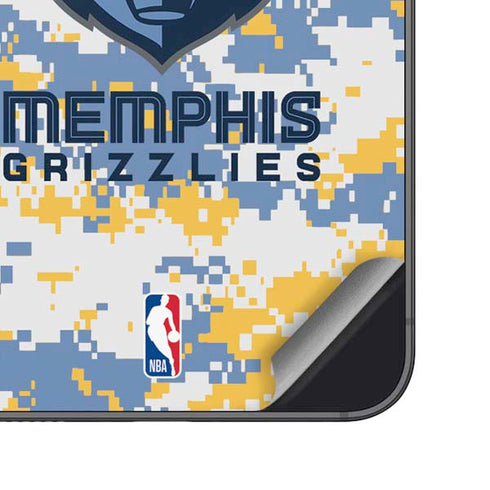 NBA Memphis Grizzlies Digi Camo Galaxy S25 Skin