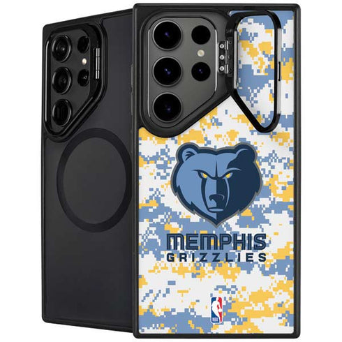 NBA Memphis Grizzlies Digi Camo Galaxy S24 Ultra Kickstand Case