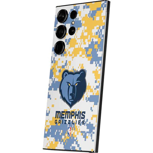NBA Memphis Grizzlies Digi Camo Galaxy S24 Ultra Skin