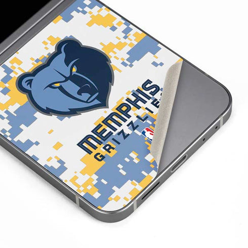 NBA Memphis Grizzlies Digi Camo Galaxy Z Flip6 Skin