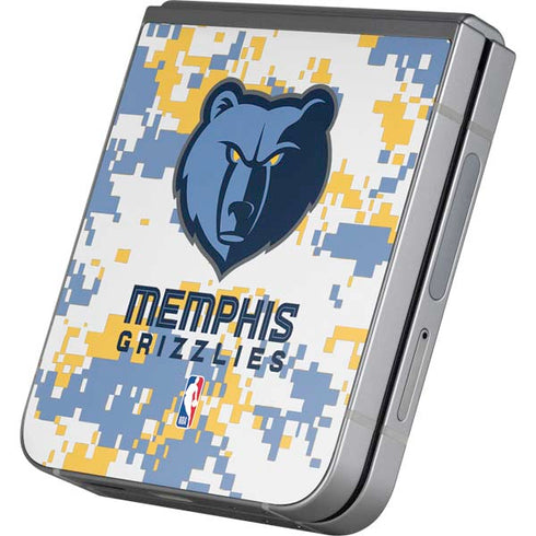 NBA Memphis Grizzlies Digi Camo Galaxy Z Flip6 Skin