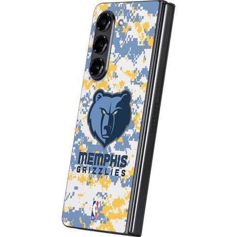 NBA Memphis Grizzlies Digi Camo Galaxy Z Fold5 5G Skin