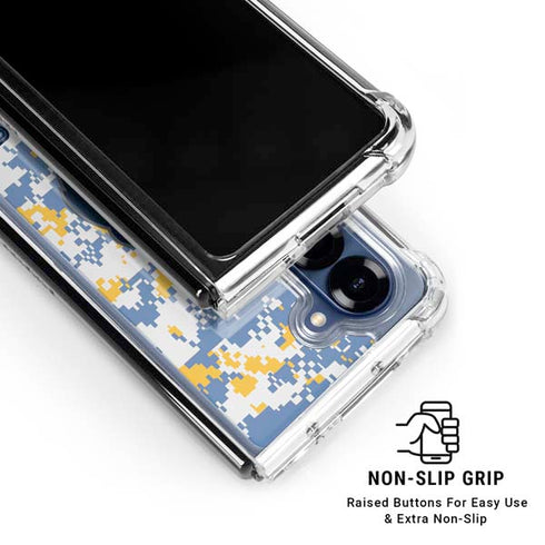NBA Memphis Grizzlies Digi Camo Galaxy Z Fold6 Clear Case