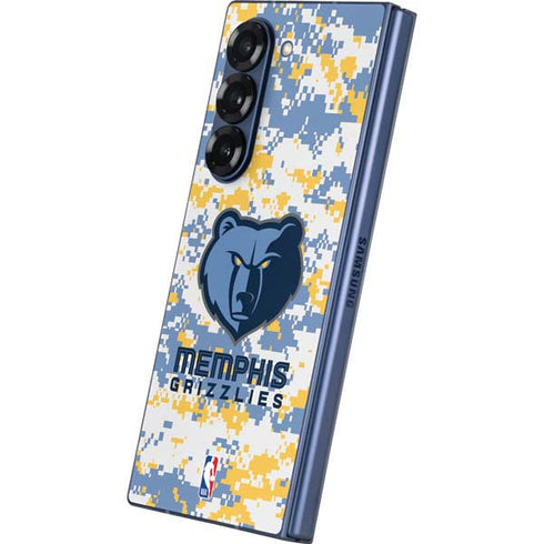 NBA Memphis Grizzlies Digi Camo Galaxy Z Fold6 Skin