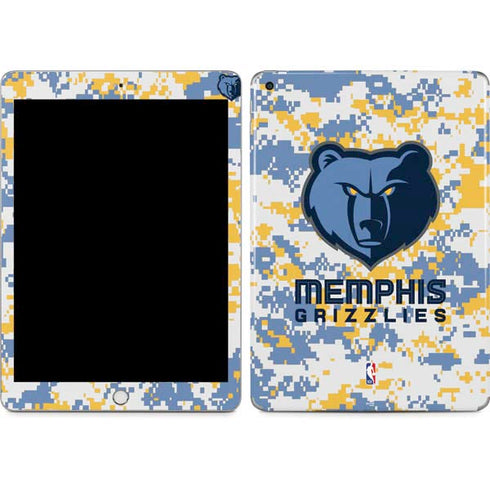 NBA Memphis Grizzlies Digi Camo Apple iPad Skin