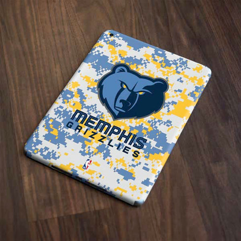 NBA Memphis Grizzlies Digi Camo Apple iPad Skin