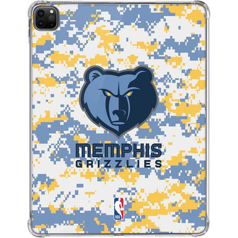 NBA Memphis Grizzlies Digi Camo iPad Pro 11in (2024) Clear Case