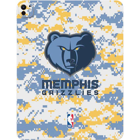 NBA Memphis Grizzlies Digi Camo iPad Pro 13in M4 (2024) Skin