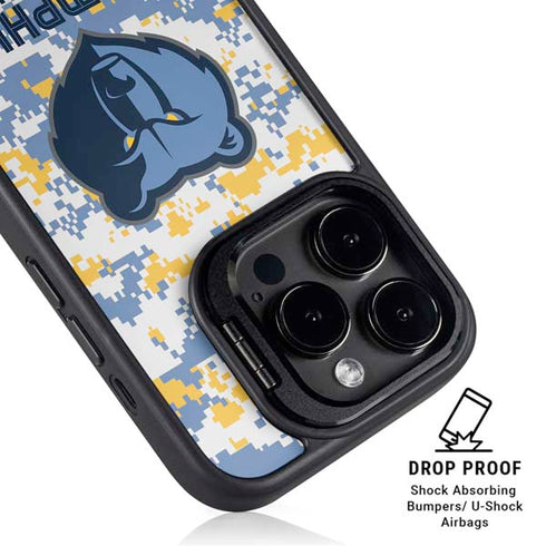 NBA Memphis Grizzlies Digi Camo iPhone 13 Pro Kickstand Case