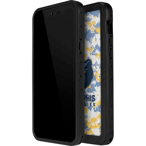 NBA Memphis Grizzlies Digi Camo iPhone 15 Pro Waterproof Case