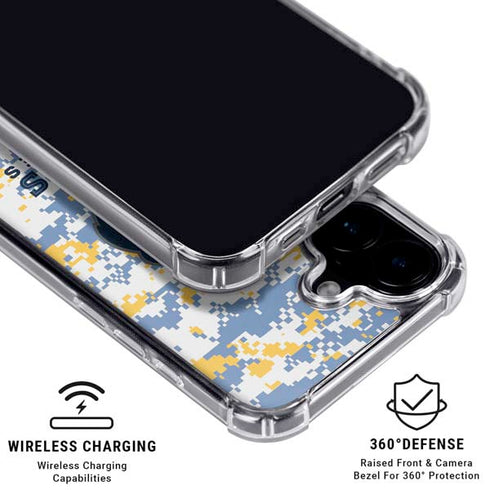 NBA Memphis Grizzlies Digi Camo iPhone 16 Clear Case