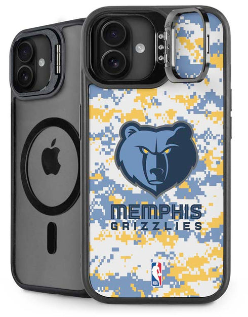 NBA Memphis Grizzlies Digi Camo iPhone 16 Kickstand Case