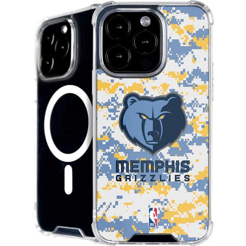 NBA Memphis Grizzlies Digi Camo iPhone 16 Pro MagSafe Case