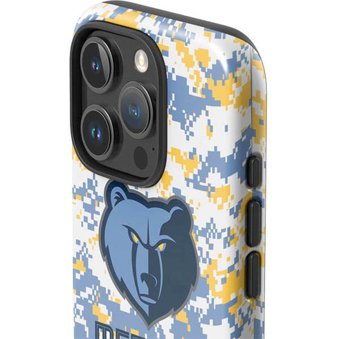 NBA Memphis Grizzlies Digi Camo iPhone 16 Pro Max Impact Case