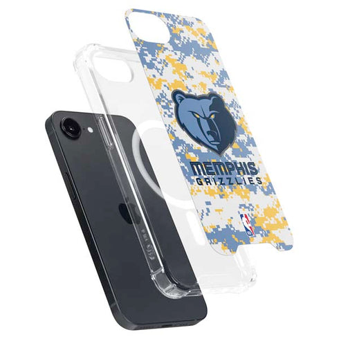 NBA Memphis Grizzlies Digi Camo iPhone 16e MagSafe Case