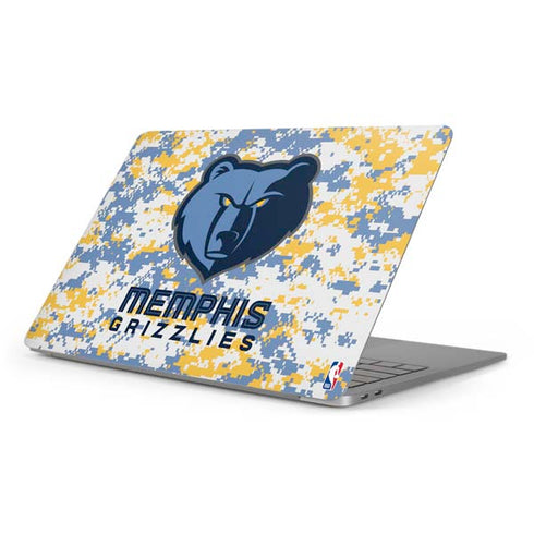 NBA Memphis Grizzlies Digi Camo Apple MacBook Pro 16-inch Skin