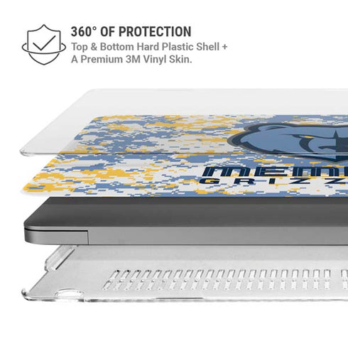 NBA Memphis Grizzlies Digi Camo MacBook Cases