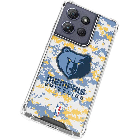 NBA Memphis Grizzlies Digi Camo Moto G Power 5G (2025) Clear Case