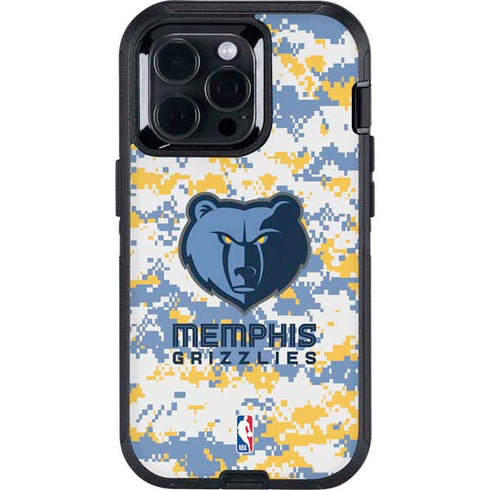 NBA Memphis Grizzlies Digi Camo Otterbox Defender iPhone Skin