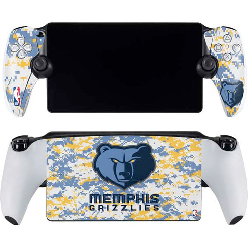 NBA Memphis Grizzlies Digi Camo PlayStation PS5 Skins