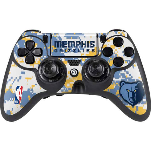 NBA Memphis Grizzlies Digi Camo PlayStation PS4 Skins