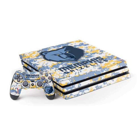 NBA Memphis Grizzlies Digi Camo PlayStation PS4 Skins