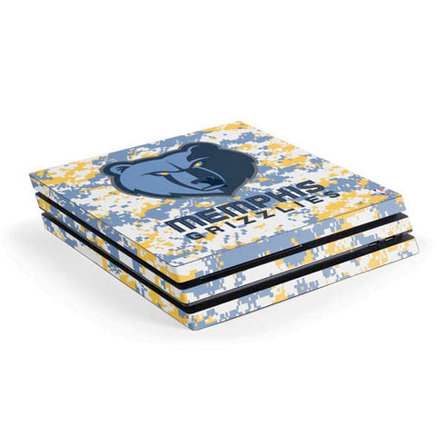 NBA Memphis Grizzlies Digi Camo PlayStation PS4 Skins