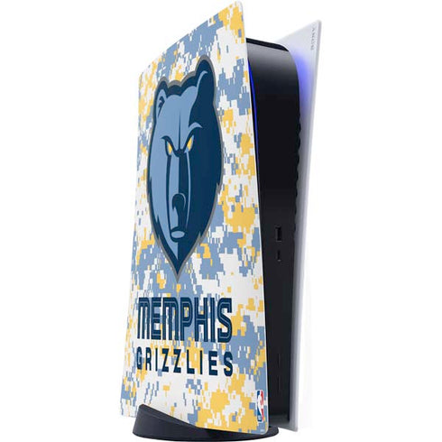 NBA Memphis Grizzlies Digi Camo PlayStation PS5 Skins