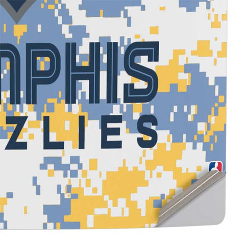 NBA Memphis Grizzlies Digi Camo PS5 Pro Console Skin