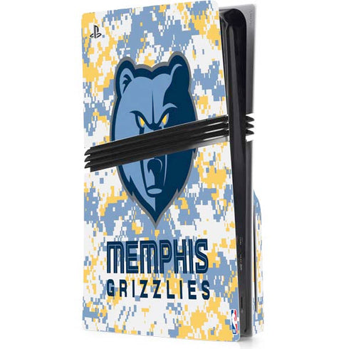NBA Memphis Grizzlies Digi Camo PlayStation PS5 Skins