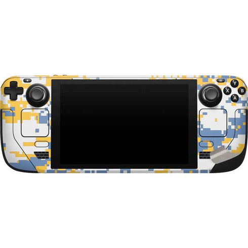 NBA Memphis Grizzlies Digi Camo Steam Deck Handheld Gaming Computer Skin